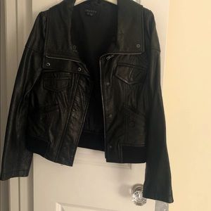 Theory Leather Jacket size P